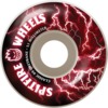 Spitfire Wheels Firebolt White / Red Skateboard Wheels - 51mm 99a (Set of 4)