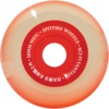 Spitfire Wheels Sapphire 90DU Sci-Fi Clear Red Skateboard Wheels - 58mm 90a (Set of 4)