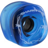 Shark Wheels DNA Transparent Sapphire Skateboard Wheels - 72mm 78a (Set of 4)