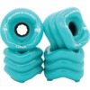 Shark Wheels DNA Turquoise / Black Skateboard Wheels - 72mm 78a (Set of 4)