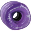 Shark Wheels DNA Solid Purple Skateboard Wheels - 72mm 78a (Set of 4)