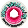 Snot Wheel Co. Boogerthane Team White / Pink Skateboard Wheels - 56mm 101a (Set of 4)
