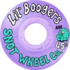 Snot Wheel Co. Lil Boogers Clear Purple Skateboard Wheels - 45mm 101a (Set of 4)