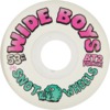 Snot Wheel Co. Wide Boys Clear / Pink Skateboard Wheels - 53mm 99a (Set of 4)