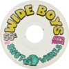 Snot Wheel Co. Wide Boys Clear / Yellow Skateboard Wheels - 55mm 101a (Set of 4)