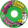 Snot Wheel Co. Jason Adams Wide Boys Green Skateboard Wheels - 52mm 99a (Set of 4)