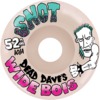 Snot Wheel Co. Dead Dave Wide Bois Natural Skateboard Wheels - 52mm 101a (Set of 4)