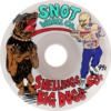 Snot Wheel Co. Snelling Big Dogs White Skateboard Wheels - 60mm 99a (Set of 4)