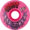 Snot Wheel Co. Franky Villani Classic Neon Pink Skateboard Wheels - 56mm 101a (Set of 4)