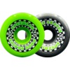 Speedlab Wheels Mini Speedsters Green / Black Split Skateboard Wheels - 59mm 101a (Set of 4)