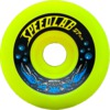 Speedlab Wheels Soft Shells Neon Yellow Skateboard Wheels - 57mm 95a (Set of 4)