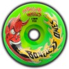 Speedlab Wheels The Boneless Ones Green Skateboard Wheels - 63mm 95a (Set of 4)