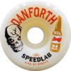 Speedlab Wheels Bill Danforth Mini Pro Model White Skateboard Wheels - 54mm 97a (Set of 4)