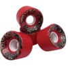 Toxic Skate Wheels All-Terrain Red Skateboard Wheels - 59mm 80a (Set of 4)