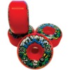 Toxic Skate Wheels Team Solid Red Skateboard Wheels - 58mm 95a (Set of 4)