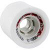 Venom Skateboards Hard In The Paint White / Red Skateboard Wheels - 72mm 80a (Set of 4)