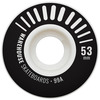 Warehouse Street Vents Black Skateboard Wheels - 53mm 99a (Set of 4)