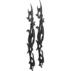 Jacuzzi Unlimited Skateboards Tribal Black Skateboard Board Rails