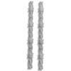 Opera Skateboards Barbwire Silver Skateboard Board Rails - 13.5"