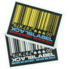 Black Label Skateboards Barcode Assorted Colors Skate Sticker