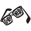 Black Label Skateboards 4" x 3" Curb Nerd Skate Sticker