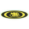 Black Label Skateboards Oval Elephant Assorted Colors Skate Sticker