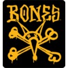 Bones Wheels 12" Vato Rat Black / Gold Skate Sticker