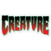 Creature Skateboards 1.9" X 4.06" Logo Horror Mylar Red Skate Sticker