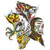 Deathwish Skateboards 12 Pack Seven Trumpets Assorted Stickers Skate Sticker
