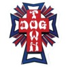 Dogtown Skateboards 80's Cross Logo USA Skate Sticker