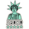5Boro NYC Skateboards Tomas Redrey Liberty Skate Sticker