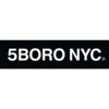 5Boro NYC Skateboards Logo Black / White Skate Sticker