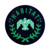 Habitat Skateboards Raptor Black Skate Sticker