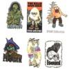 Heroin Skateboards 12 Pack Hills Have Eggs Assorted Skate Sticker