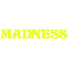Madness Skateboards 14.25" Yellow Skate Sticker