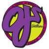 OJ Wheels 3" x 3.1" OJ Wheels Purple / Pink / Yellow Skate Sticker