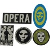 Opera Skateboards 5 Pack Burning Assorted Stickers