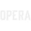Opera Skateboards Logo Vinyl White Die-Cut Sticker