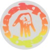Quasi Skateboards Artifact Orange / Yellow Fade Skate Sticker