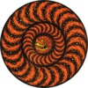 Spitfire Wheels Grimple Furry Classic Medium Orange Skate Sticker