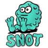 Snot Wheel Co. Booger Logo XL Skate Sticker