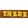 There Skateboards Medium Block Skate Sticker
