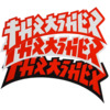 Thrasher Magazine 1.5" x 4" Godzilla Die-Cut Assorted Colors Skate Sticker