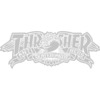 Thrasher Magazine x Anti Hero 8" Mag Banner White Skate Sticker