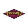 Thrasher Magazine Diamond Logo Assorted Colors Skate Sticker - 2" x 4 1/8"