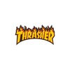 Thrasher Magazine Flame Logo Medium Assorted Colors Skate Sticker - 3 1/4" x 6"