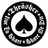 Thrasher Magazine Oath Assorted Colors Skate Sticker - 2 1/2" x 2 1/2"