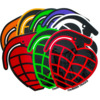 Thunder Trucks Medium Grenade Die-Cut Assorted Colors Skate Sticker
