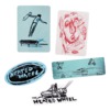 The Heated Wheel Skateboards 5 Pack Assorted #3 Skate Sticker