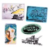 The Heated Wheel Skateboards 5 Pack Assorted #4 Skate Sticker